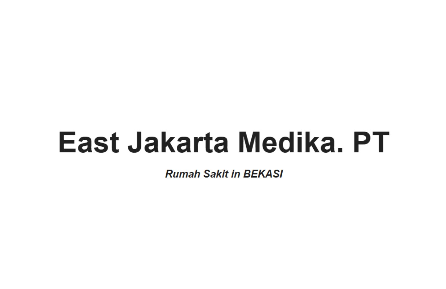 East Jakarta Medika